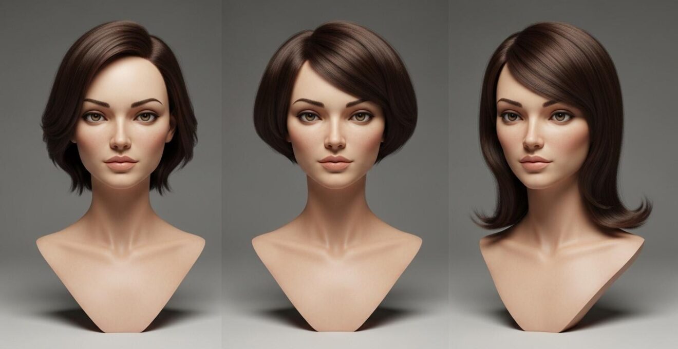 Schéma visuel présentant différentes coupes de cheveux adaptées à chaque forme de visage.